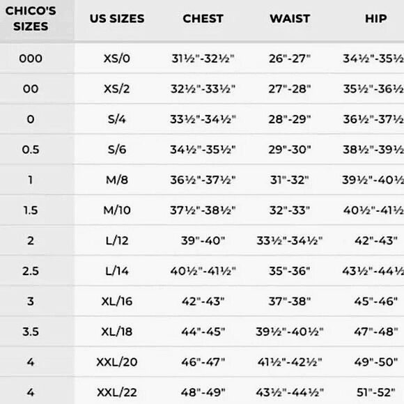 Chico's Top Size 1 (8) Stretch Angled Hemline - Picture 13 of 14